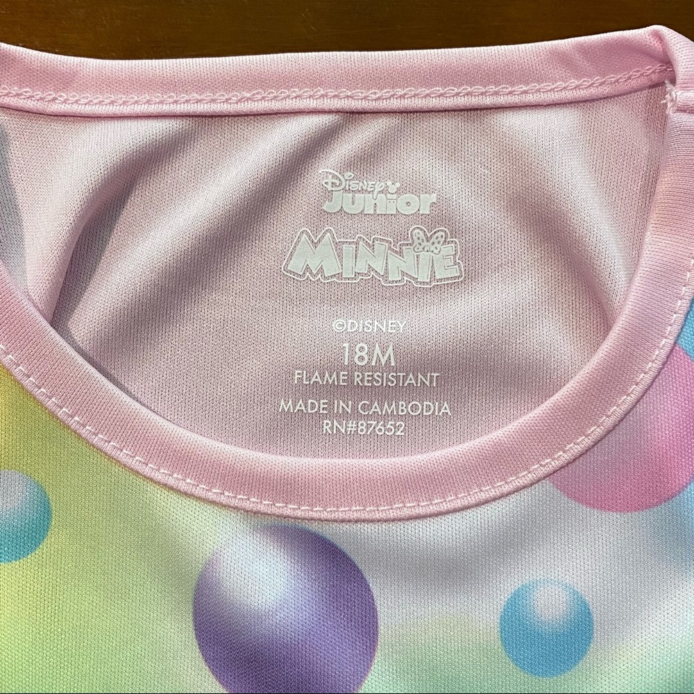 NWT Disney Minnie Mouse Pajamas Size 18 Months - Picture 4 of 10